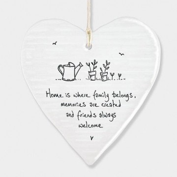 Wobbly Round Heart - Home is Where Family Belongs